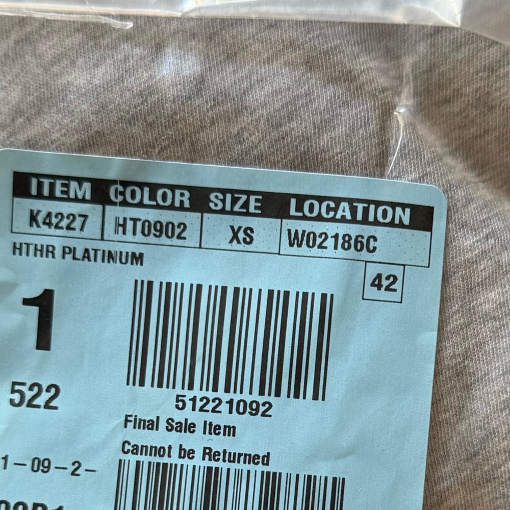 Jcrew NWT heather platinum turtleneck shirt - Picture 3 of 3